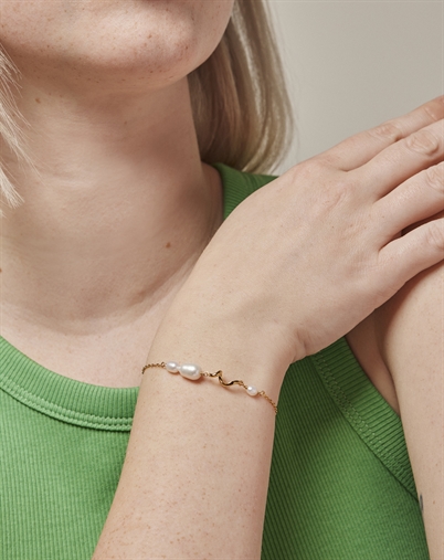 Enamel Copenhagen - Armbånd - Twist - Pearlie